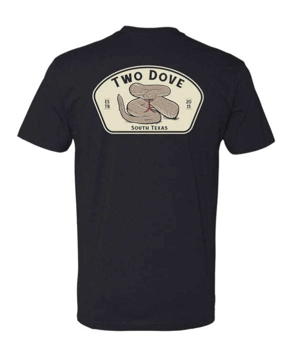 Two Dove - Rattlesnake Black - Tee