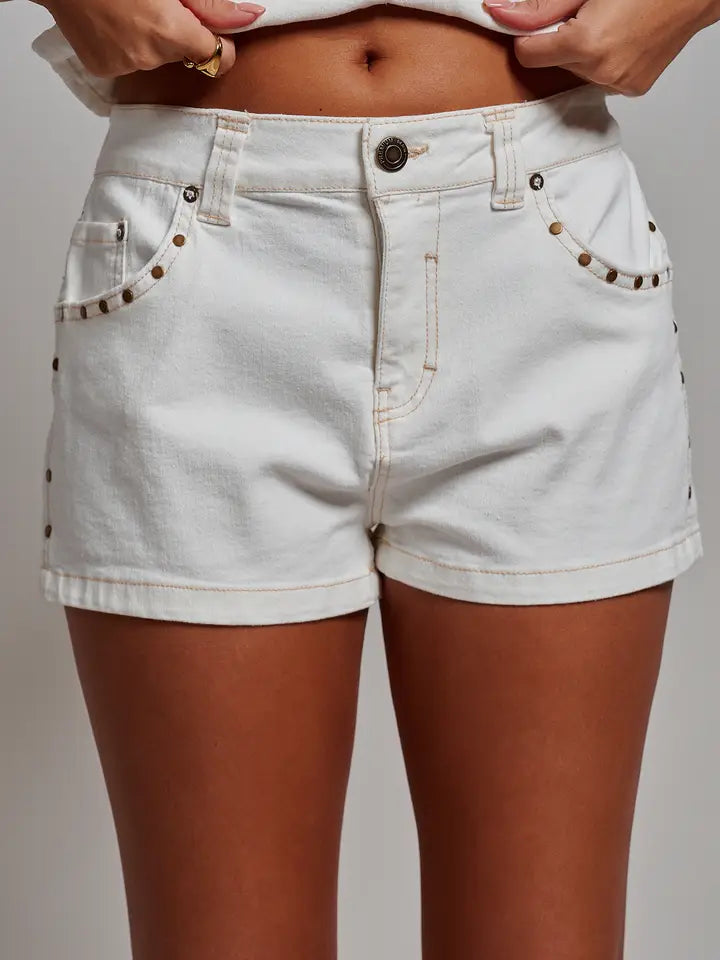 Urban Daizy - Studded Denim Shorts