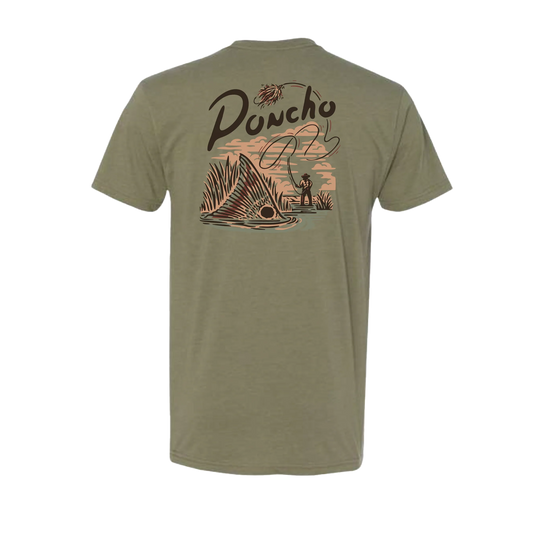 Poncho - Tailing Red T-Shirt
