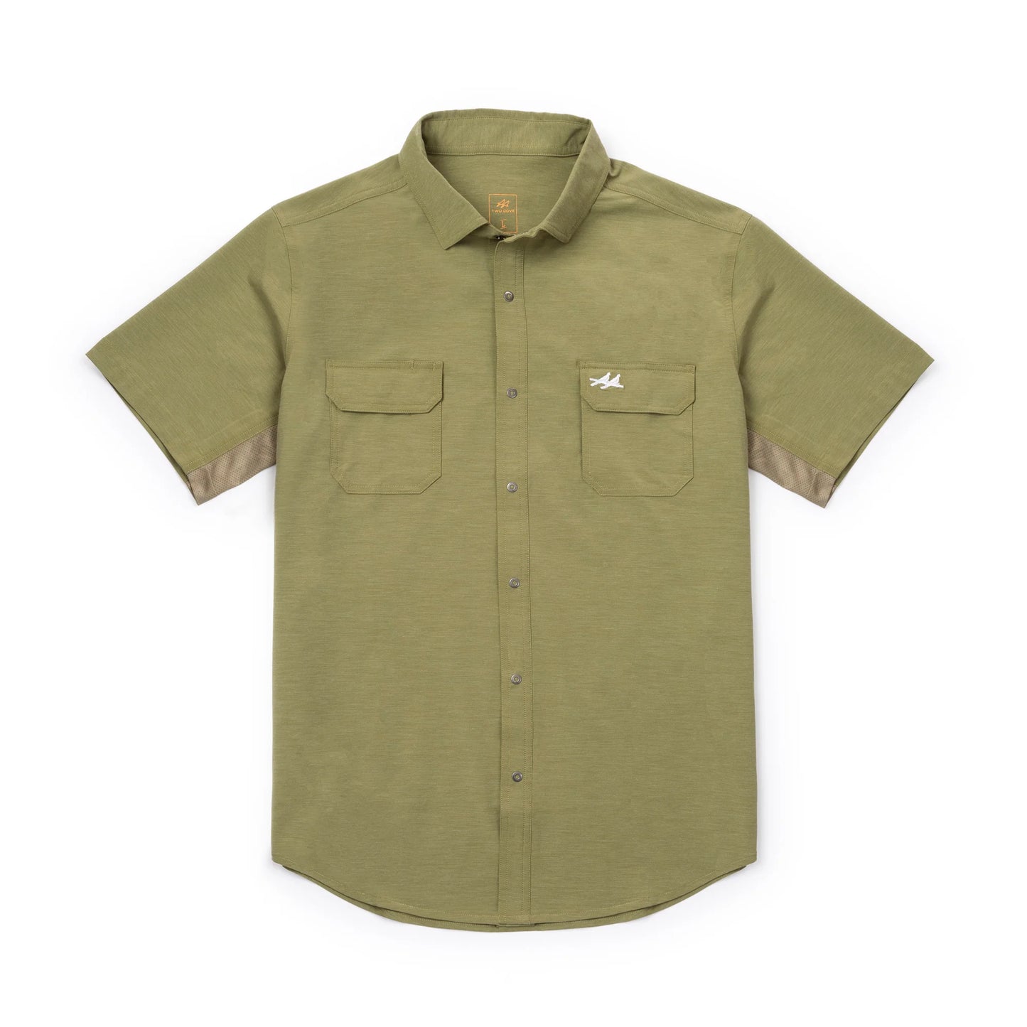 Two Dove - Rio Ultimate Outdoor Blend Short Sleeve - Olive Green - Small