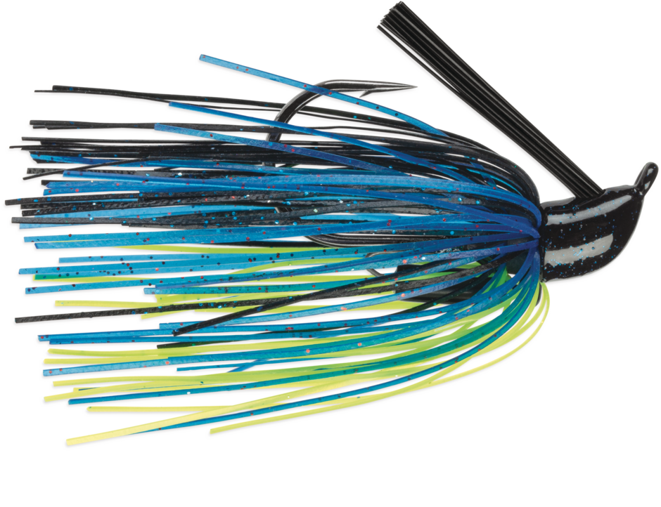 VMC - Utility Jig - 3/8oz #4/0 - Electric Blue Chartreuse