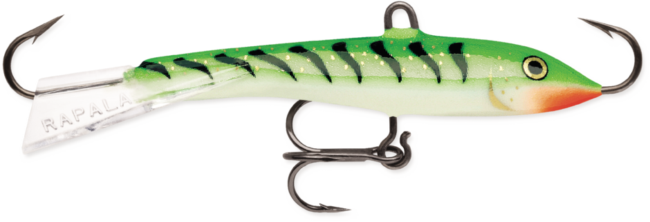 RAPALA - Jigging Rap - 4-3/8" 1oz - Glow Green Tiger