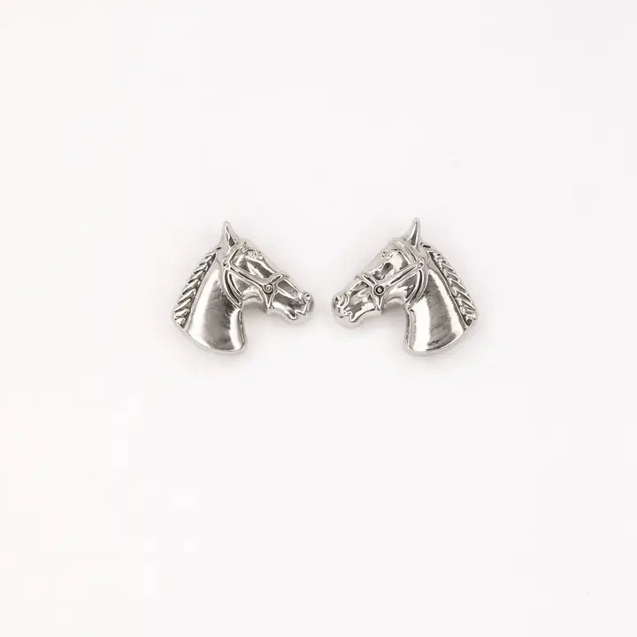 WC - Horse Head Stud Earring