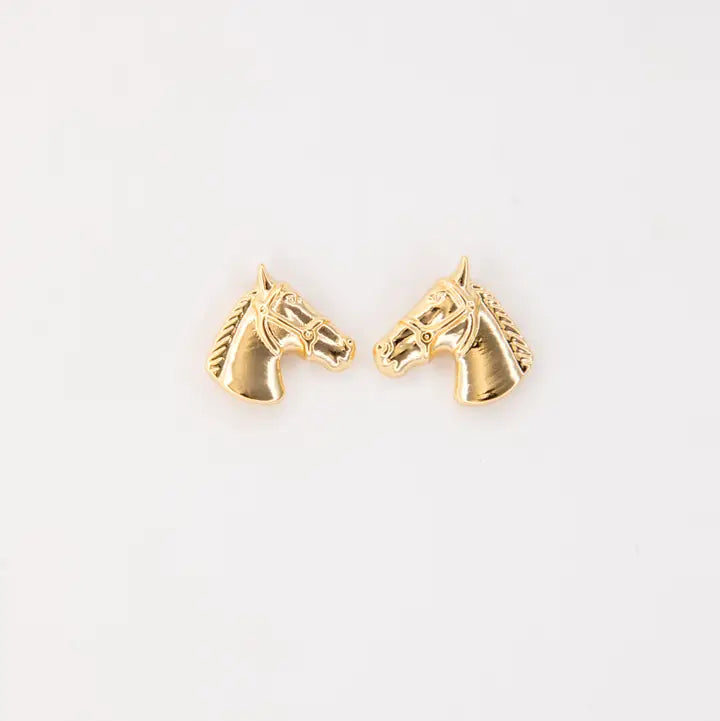WC - Horse Head Stud Earring