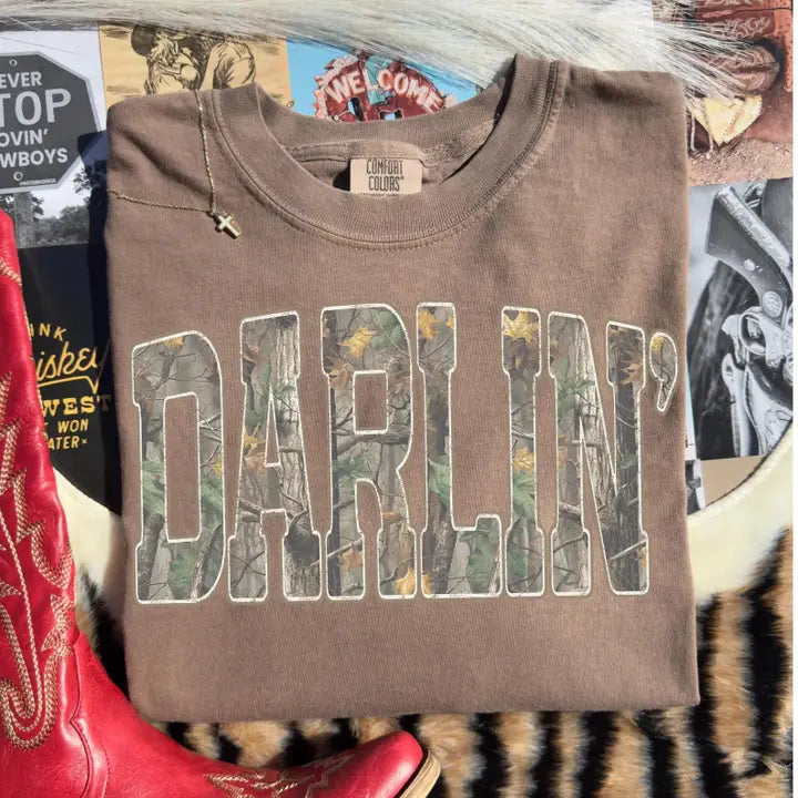 Wills Creek Designs - Darlin Camo Tee