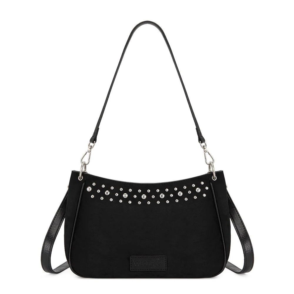 MW - WRAN STUDDED SHOULDER BAG