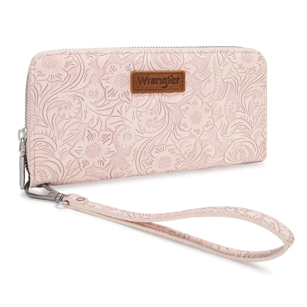 MW - WRAN FLORAL TOOLED WALLET