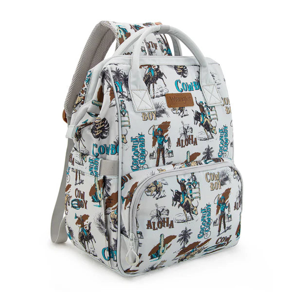 Wrangler Cowboy Printed Callie Backpack/Diaper Bag