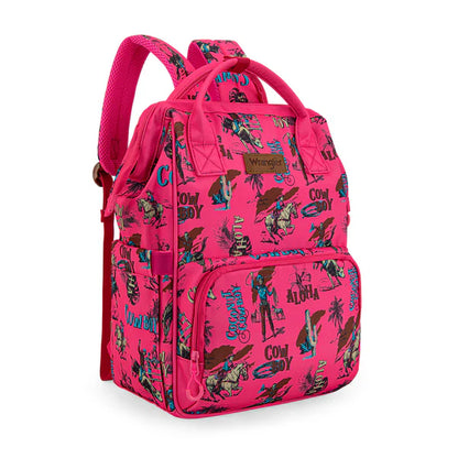 Wrangler Cowboy Printed Callie Backpack/Diaper Bag