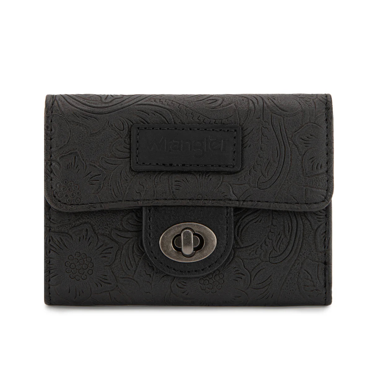 Montana West -  Wrangler Floral Embossed RFID Trifold Wallet