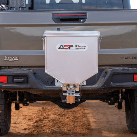 All Seasons Feeders Galvanized 50lb Road Feeder