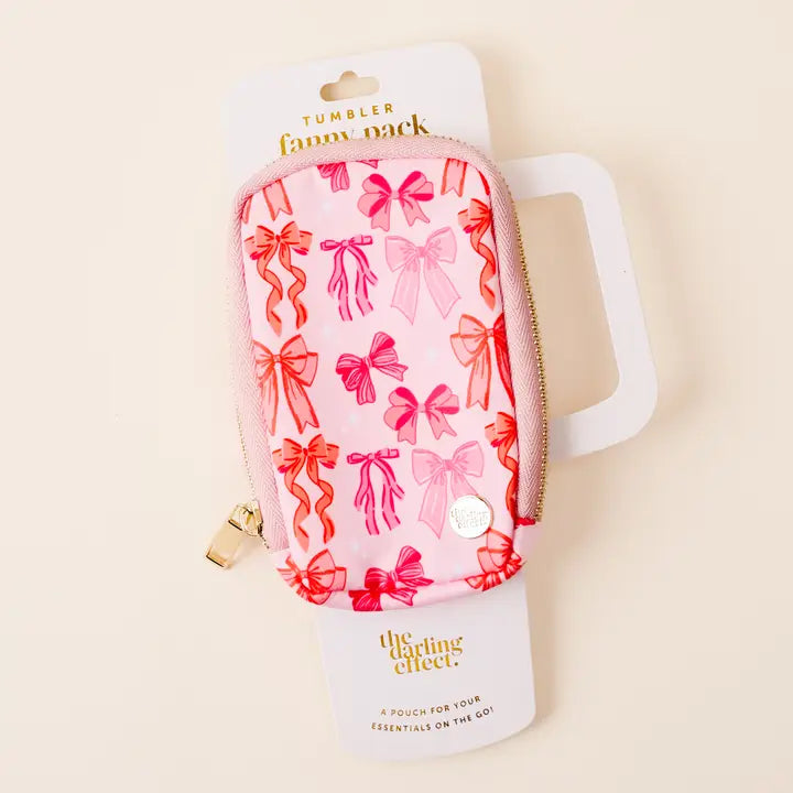 Tumbler Fanny Pack-Blushing Bows