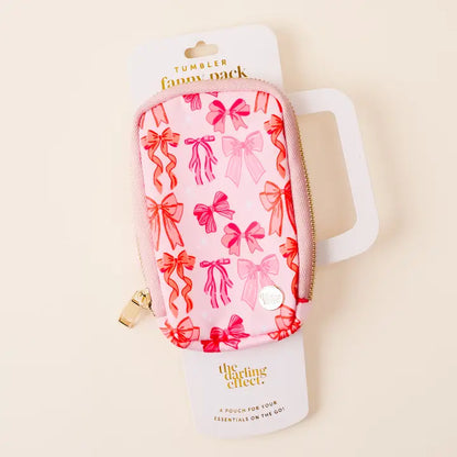Tumbler Fanny Pack-Blushing Bows