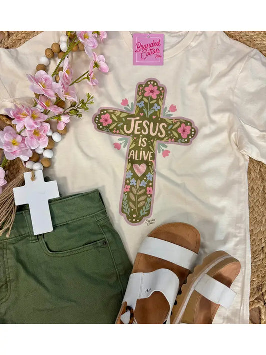 Branded Cotton - Jesus Is Alive Tee