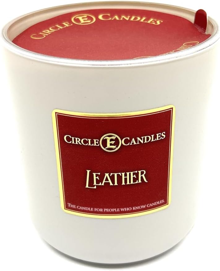 Circle E Candles - Leather - 14oz Candle