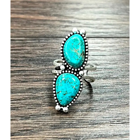 Turquoise Adjustable Ring