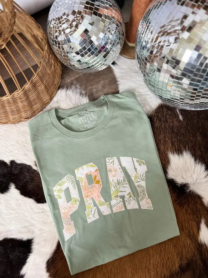 Pray Spring Floral Sweatshirt