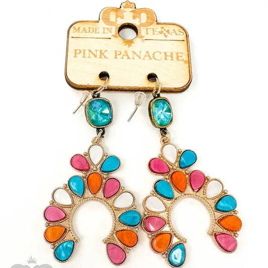 Multi Squash Blossom Earring