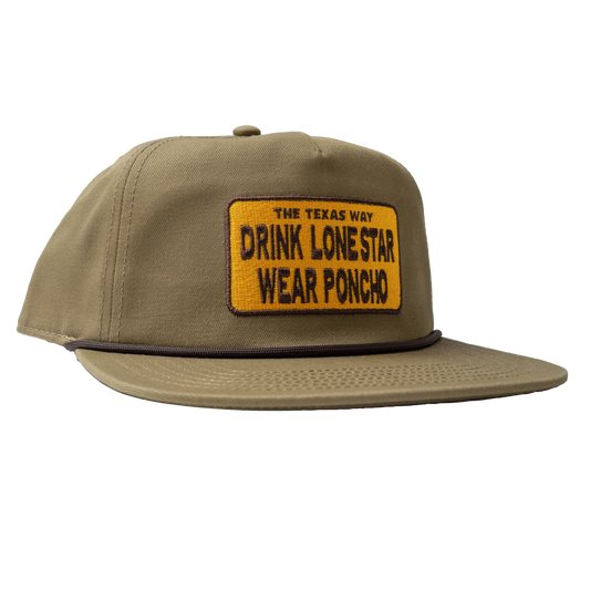 Poncho - Drink Lone Star Wear Poncho Rope Hat
