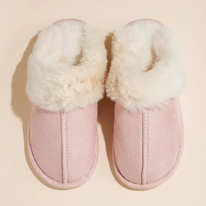 Sherpa Fur Indoor and Outdoor Slippers