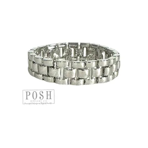 Watch Band Bracelet Silver