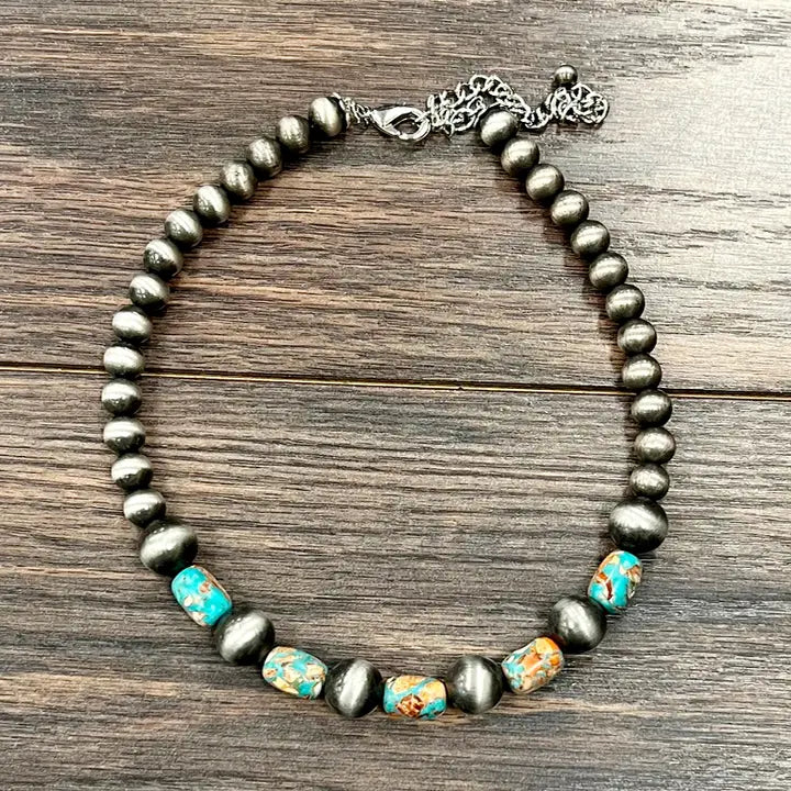 15" Navajo Gemstone Necklace