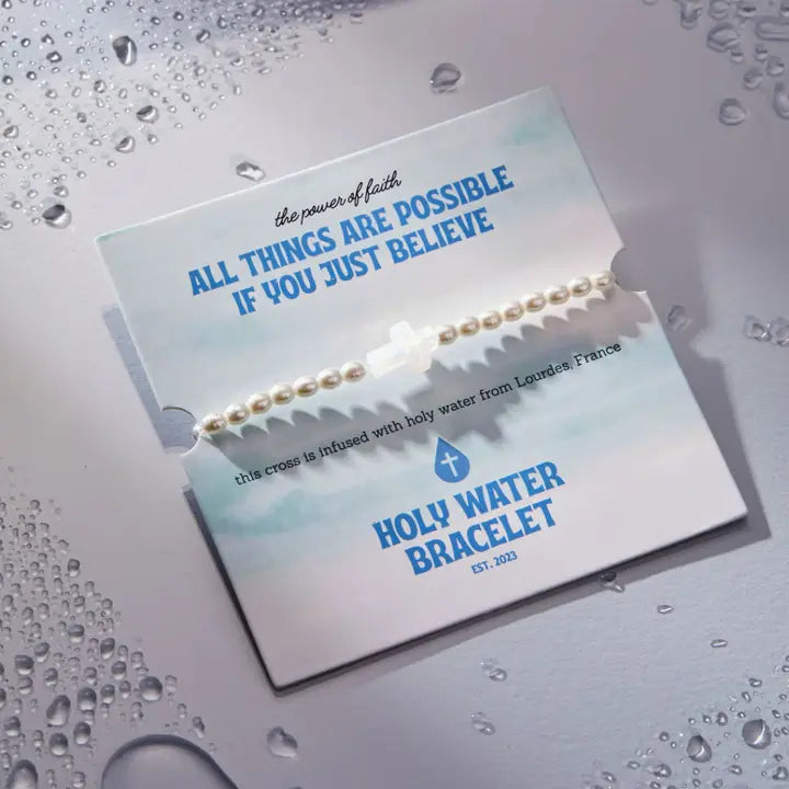Holy Water Bracelet - Pearl Bracelet