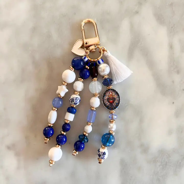 Holy Water Bracelet - Sacred Heart Keychain