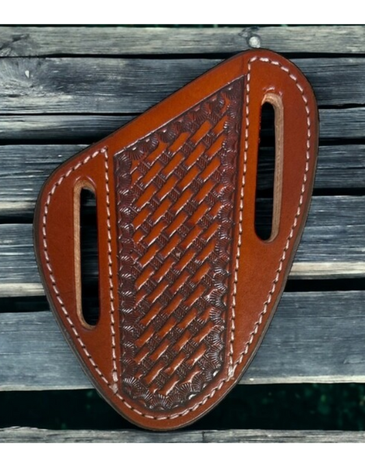 Western Fashion Tack KS272 Basket Weave Knife Sheath
