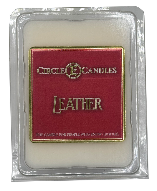 Circle E Candles - Leather 3oz Mini Tarts