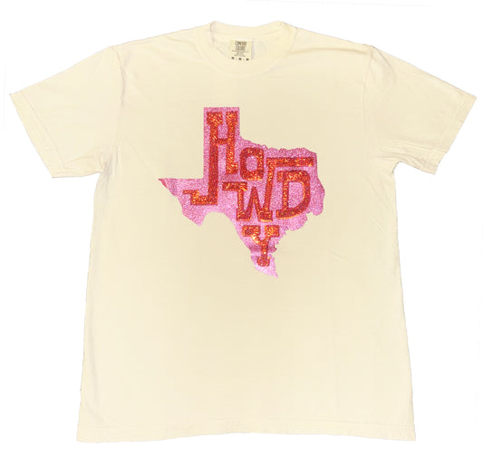 Trendy Tee Co. - Texas Howdy Sequin Tee