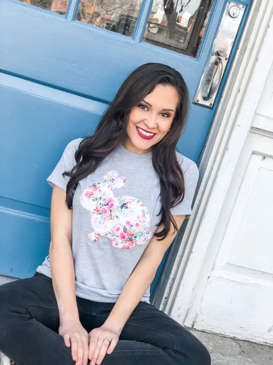TWS - FLORAL BUNNY TEE