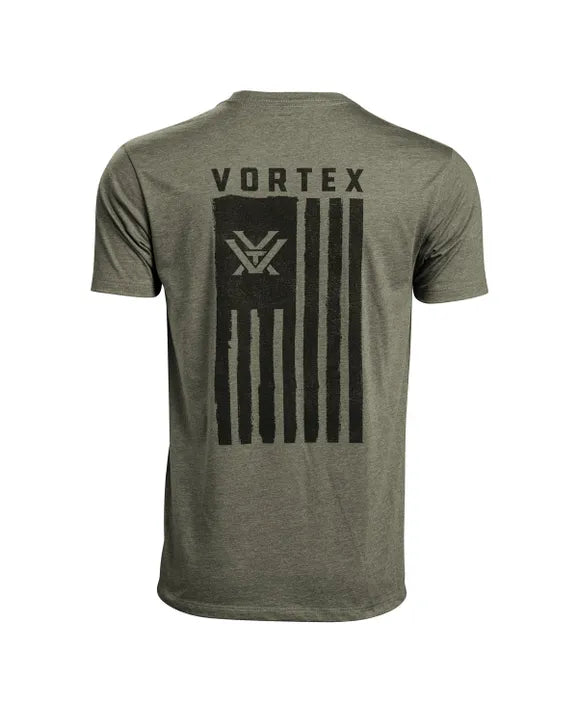 VORTEX - Salute Short Sleeve Tee- Military Heather