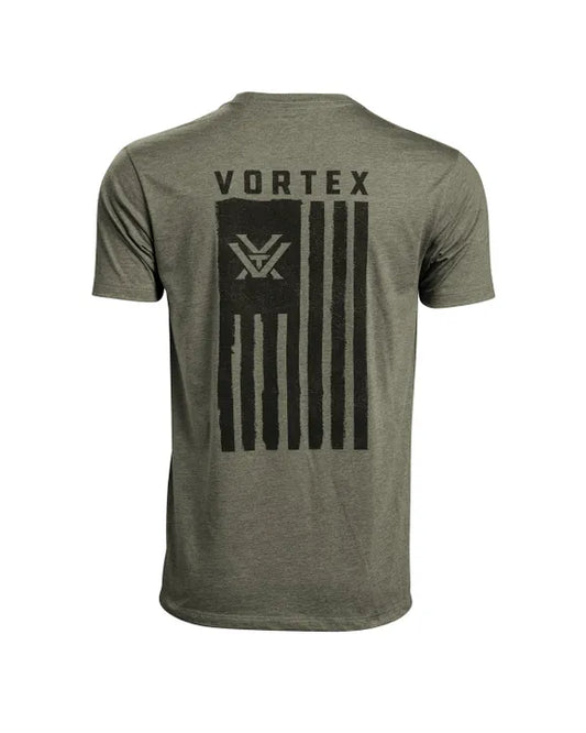 VORTEX - Salute Short Sleeve Tee- Military Heather