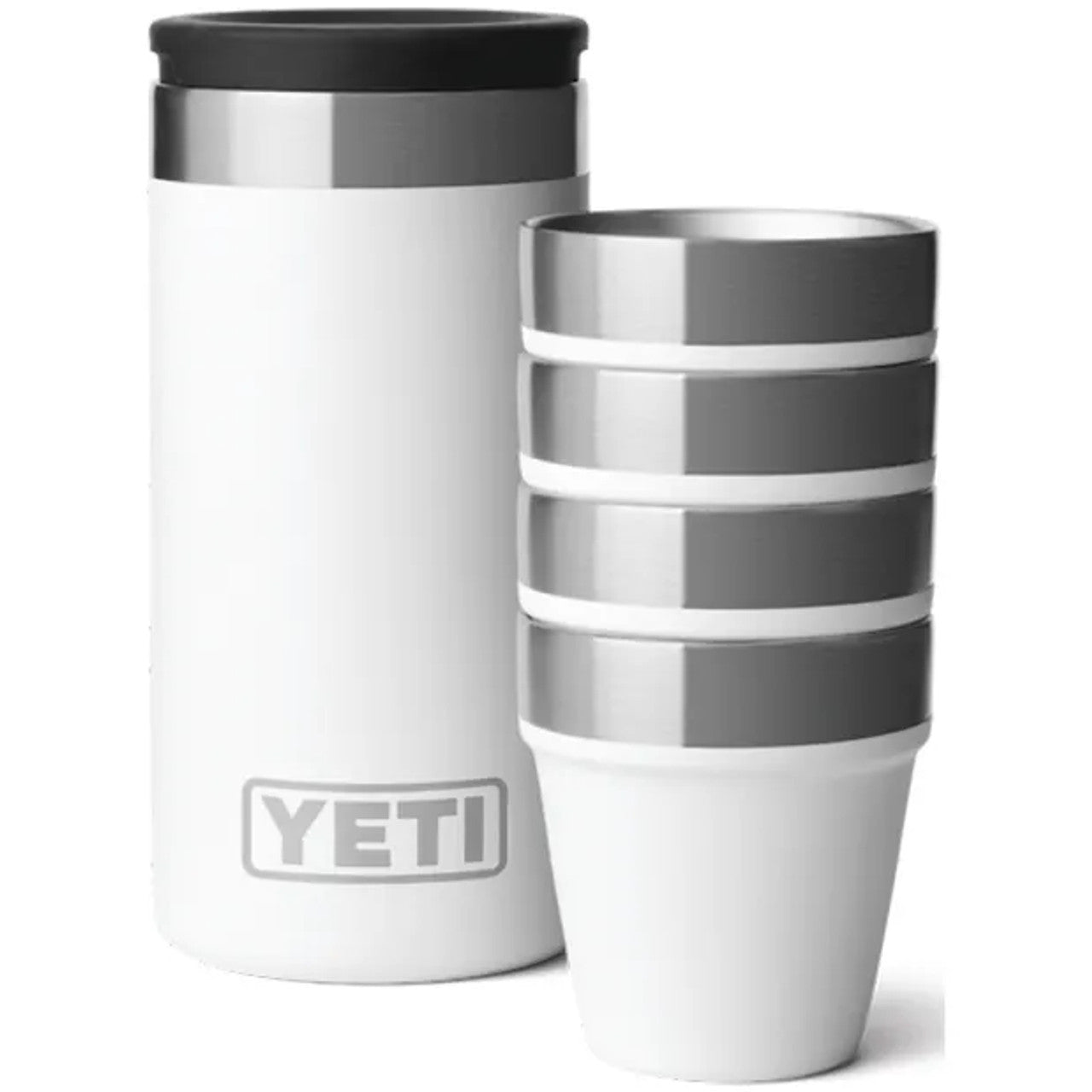 YETI Shot Glasses & Case White